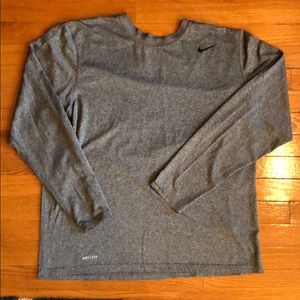 Gray Nike Long Sleeve